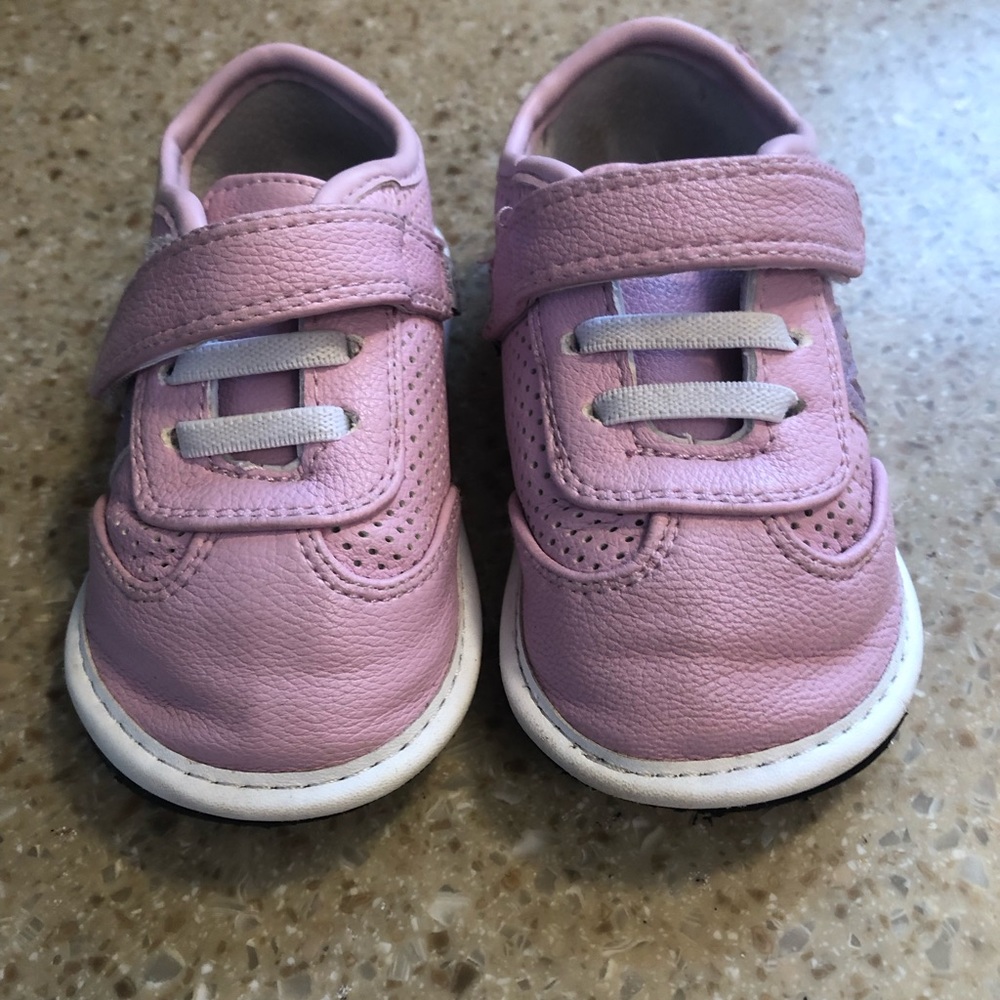 Jack and Lily pink leather shoes